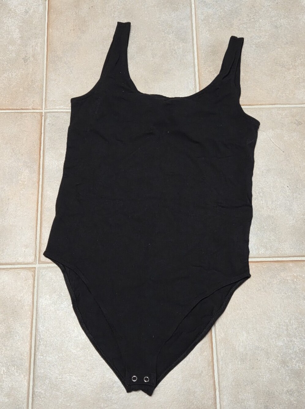 GAP Black Sleeveless Bodysuit Tank